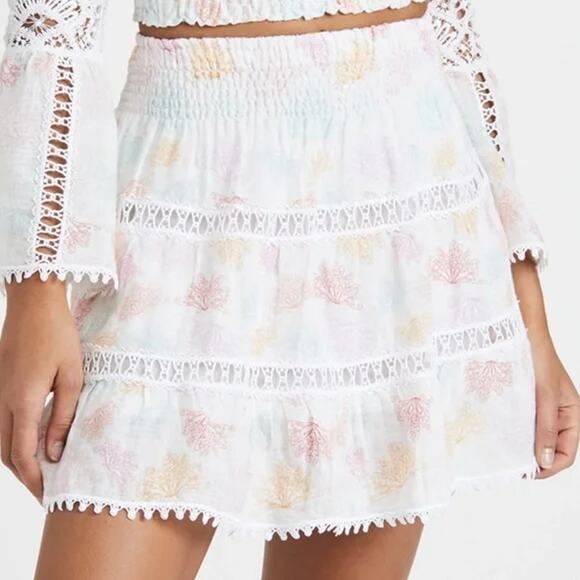 Temptation Positano Ravello Long Top Scala Mini Skirt Set Butterfly - Picture 1 of 9